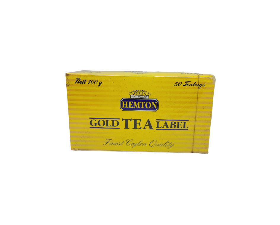 Gold TEA label