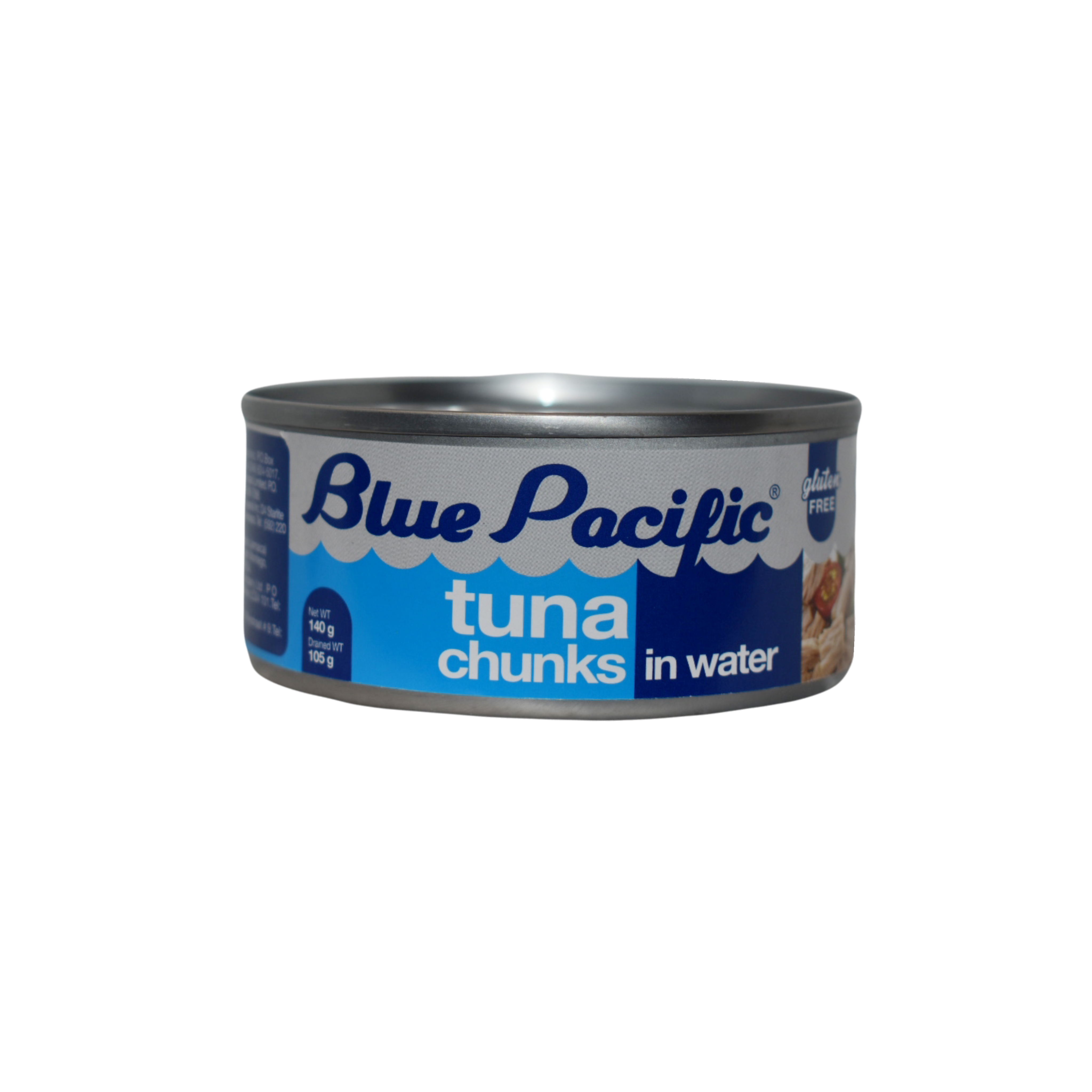 Tuna chunks in water