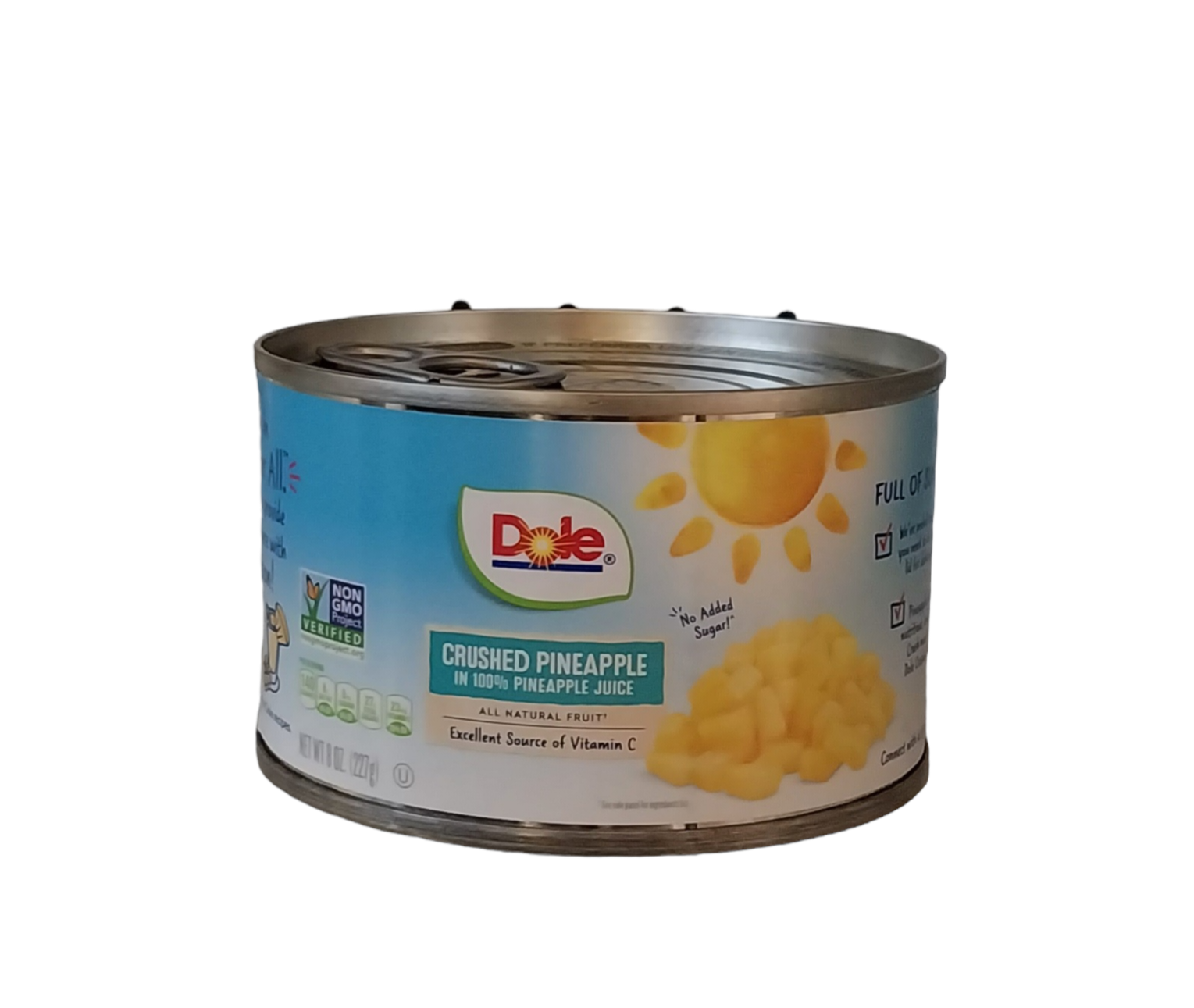 Crushed Pineapple in heavy syrup